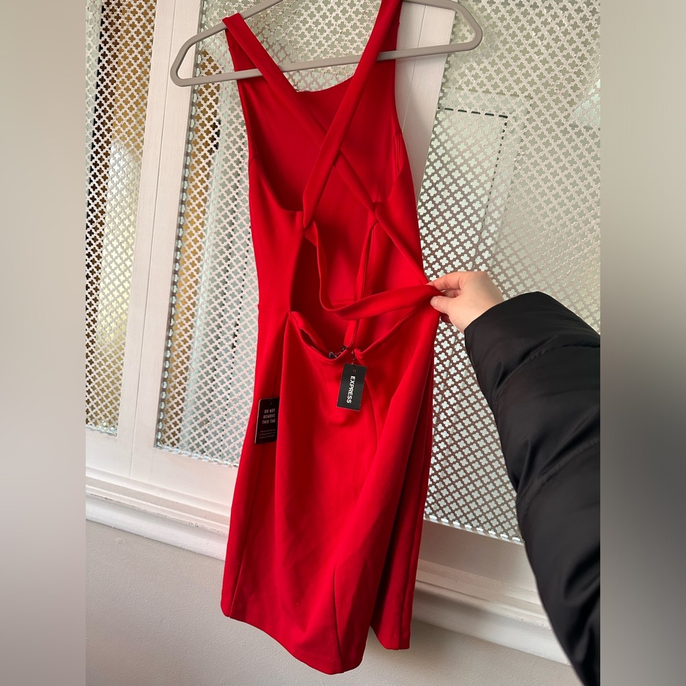 Small red dress